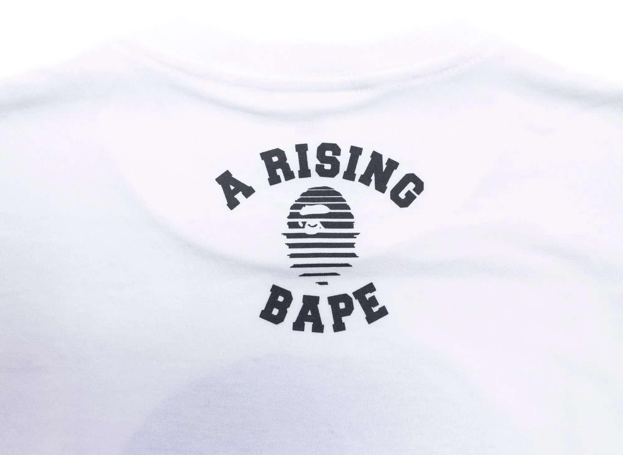 A Bathing Ape Asia Camo Big Ape Head Tee in White xld