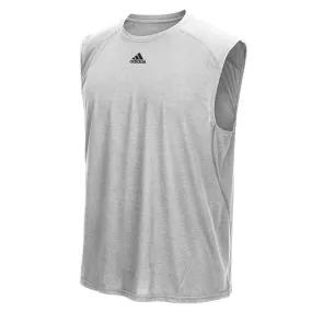 adidas Men's Grey Performance Sleeveless Climalite Tee