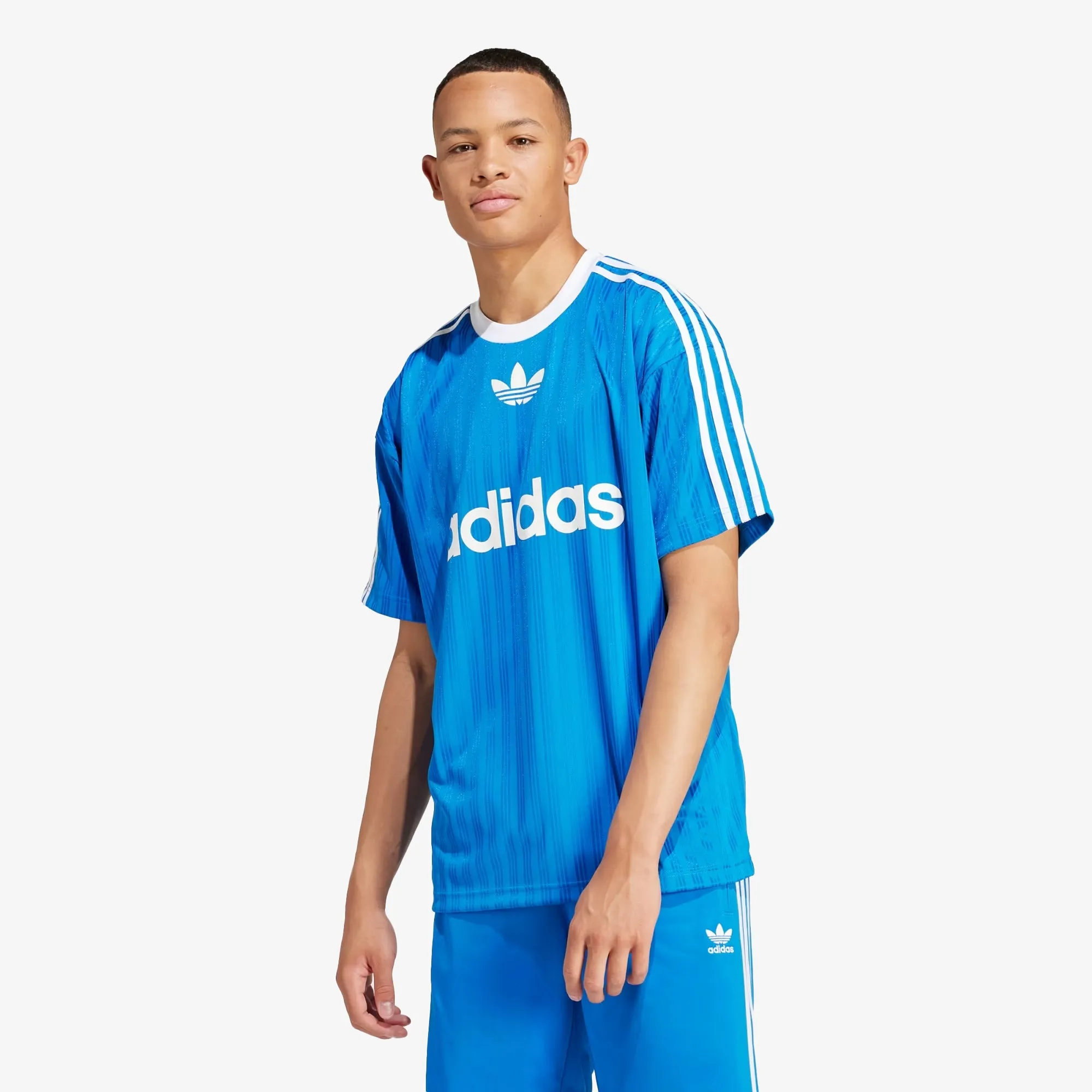 Adidas Originals | ADICOLOR TEE  { BLUE BIRD/WHITE