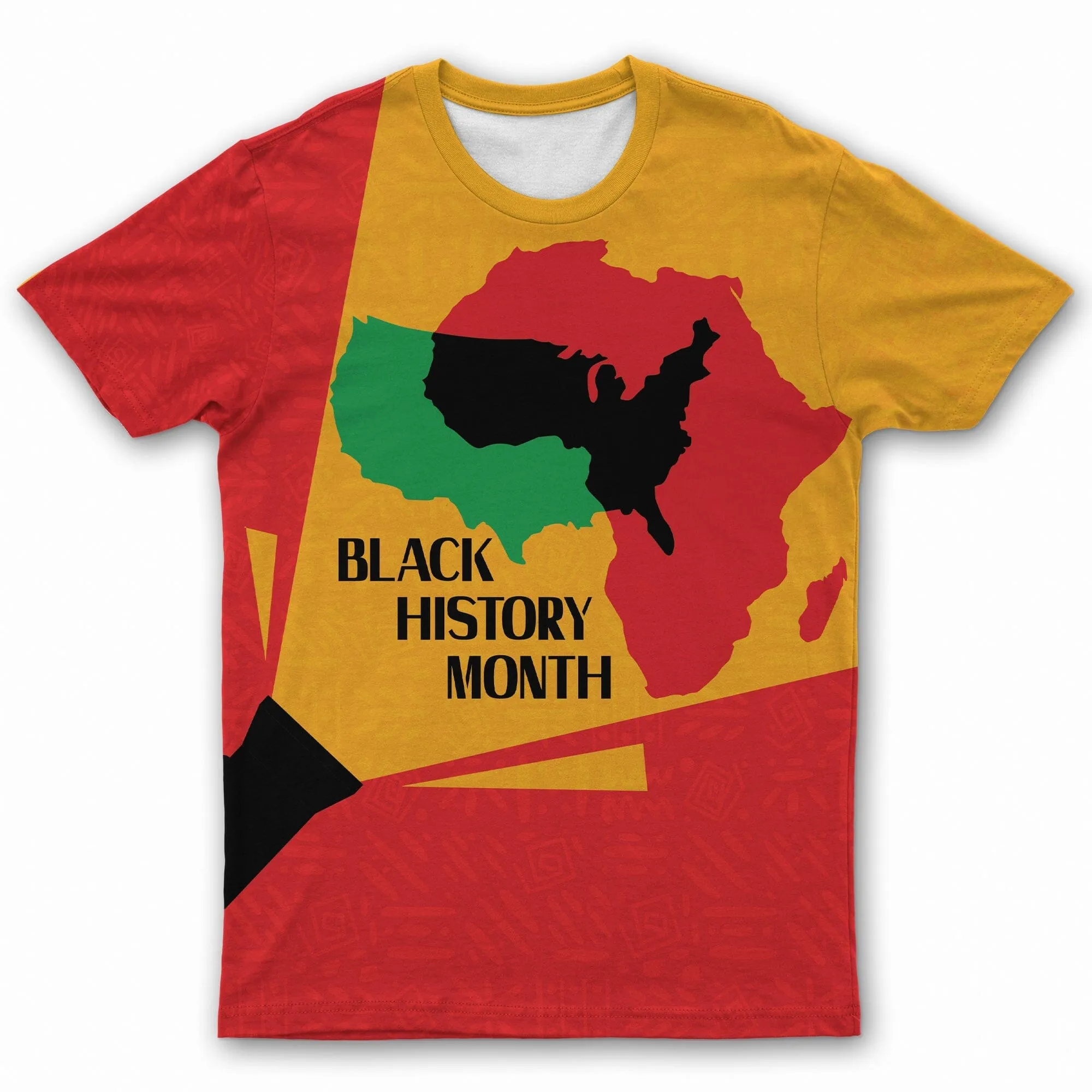 African American Black History Month T-shirt and Shorts Set