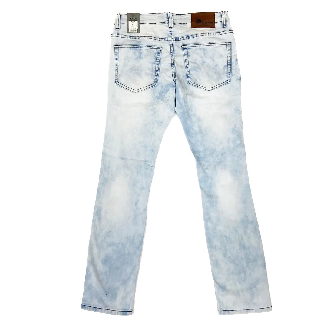 Argonaut Nations Ripped Denim Pant Ice Blue