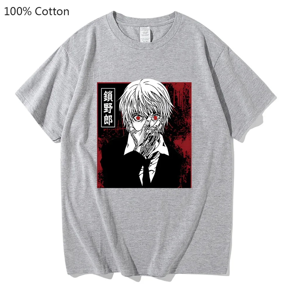 Best Hunter X Hunter Kurapika Cool Anime T-shirt 100% Cotton High Quality