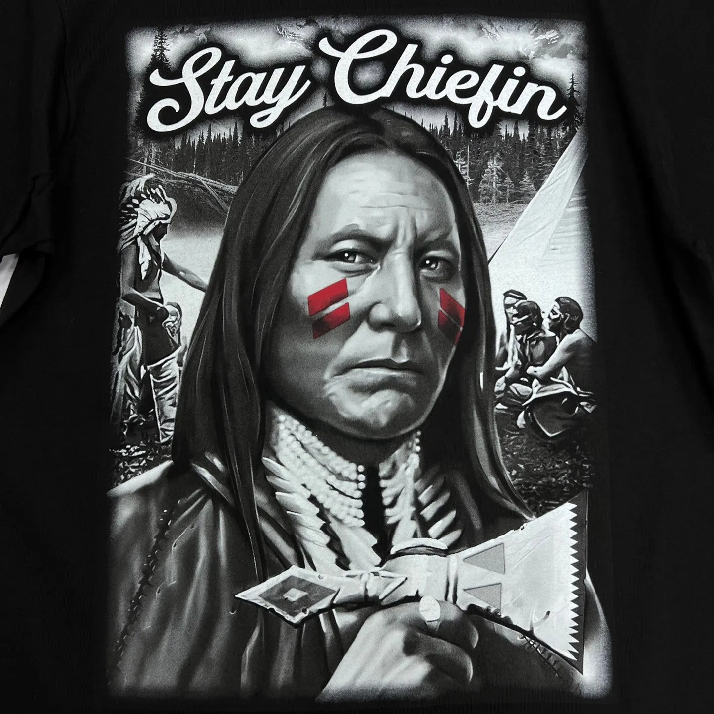 BILLIONAIRE Stay Chiefin Graphic T-Shirt