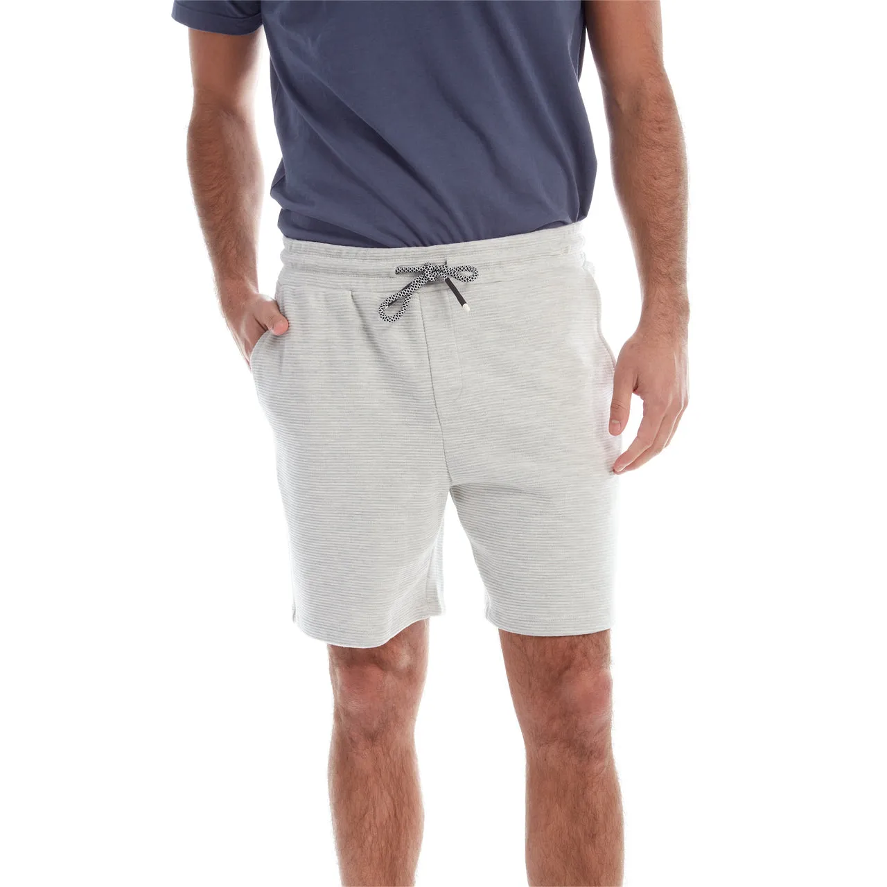 Bo Ottoman Elastic Waist Shorts Oatmeal