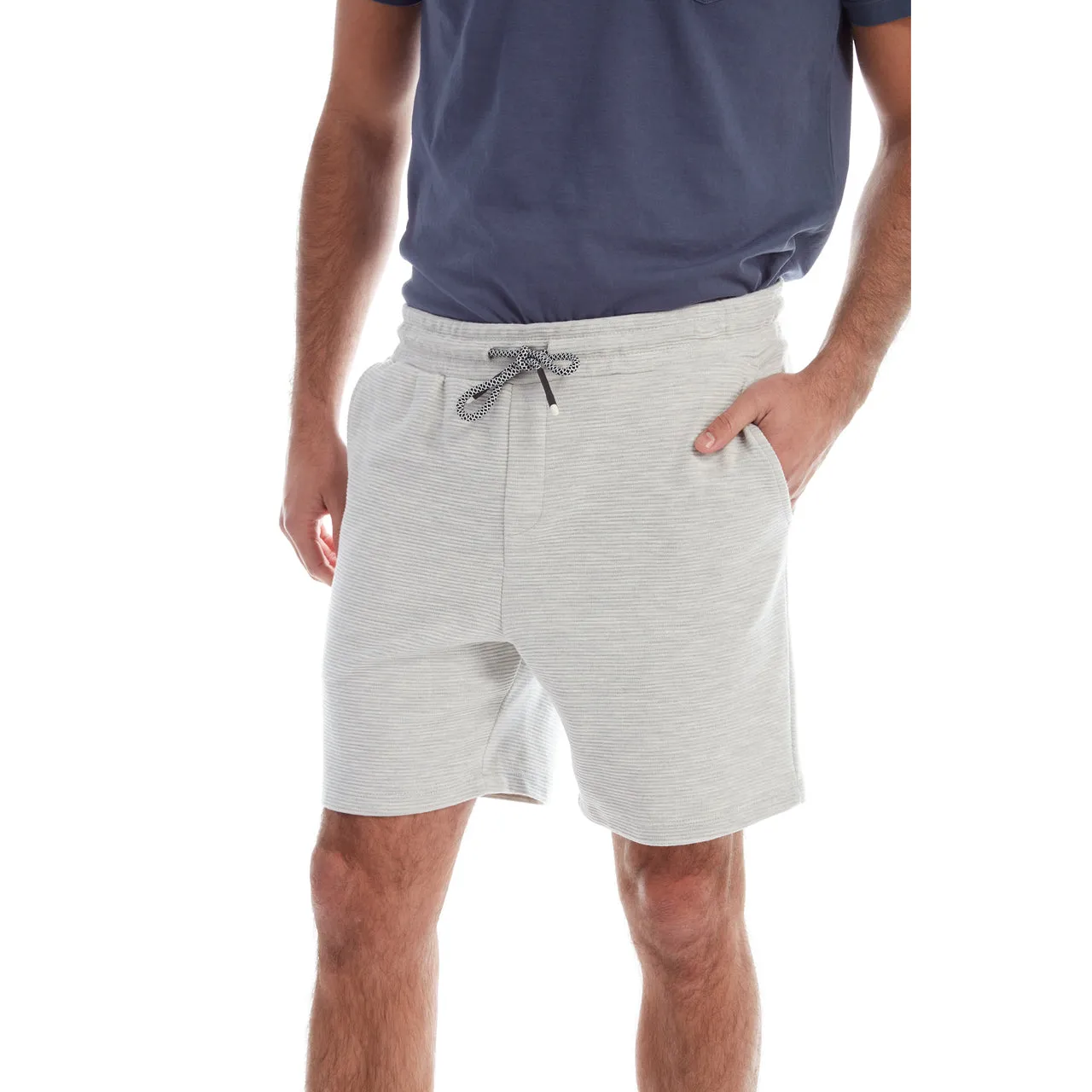 Bo Ottoman Elastic Waist Shorts Oatmeal