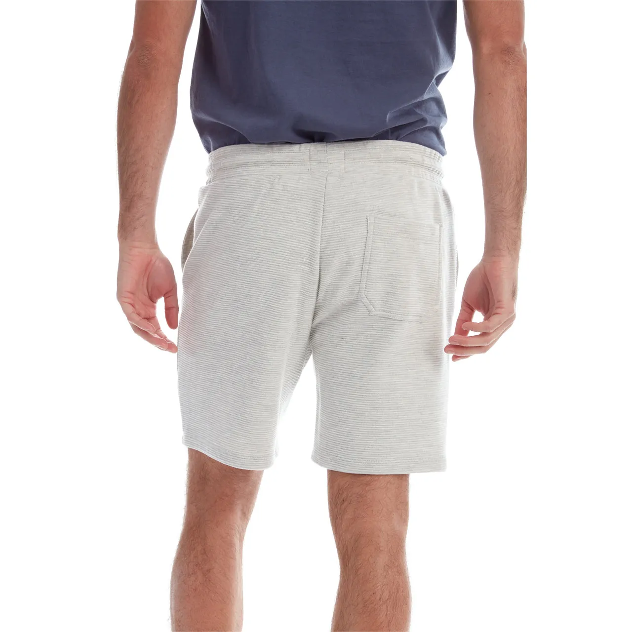 Bo Ottoman Elastic Waist Shorts Oatmeal