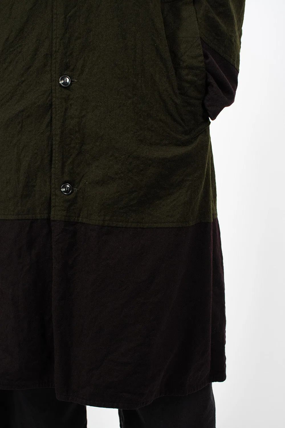 Bobi Coat Dark Khaki/Navy