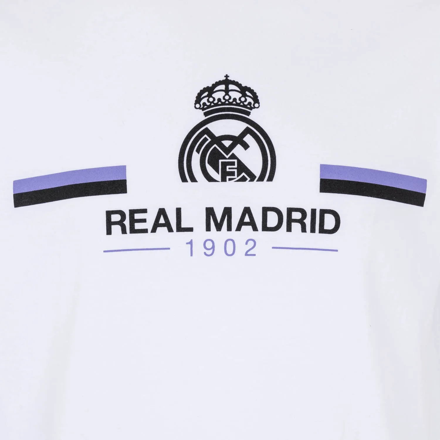 Camiseta Hombre 1902 Blanca/Morada