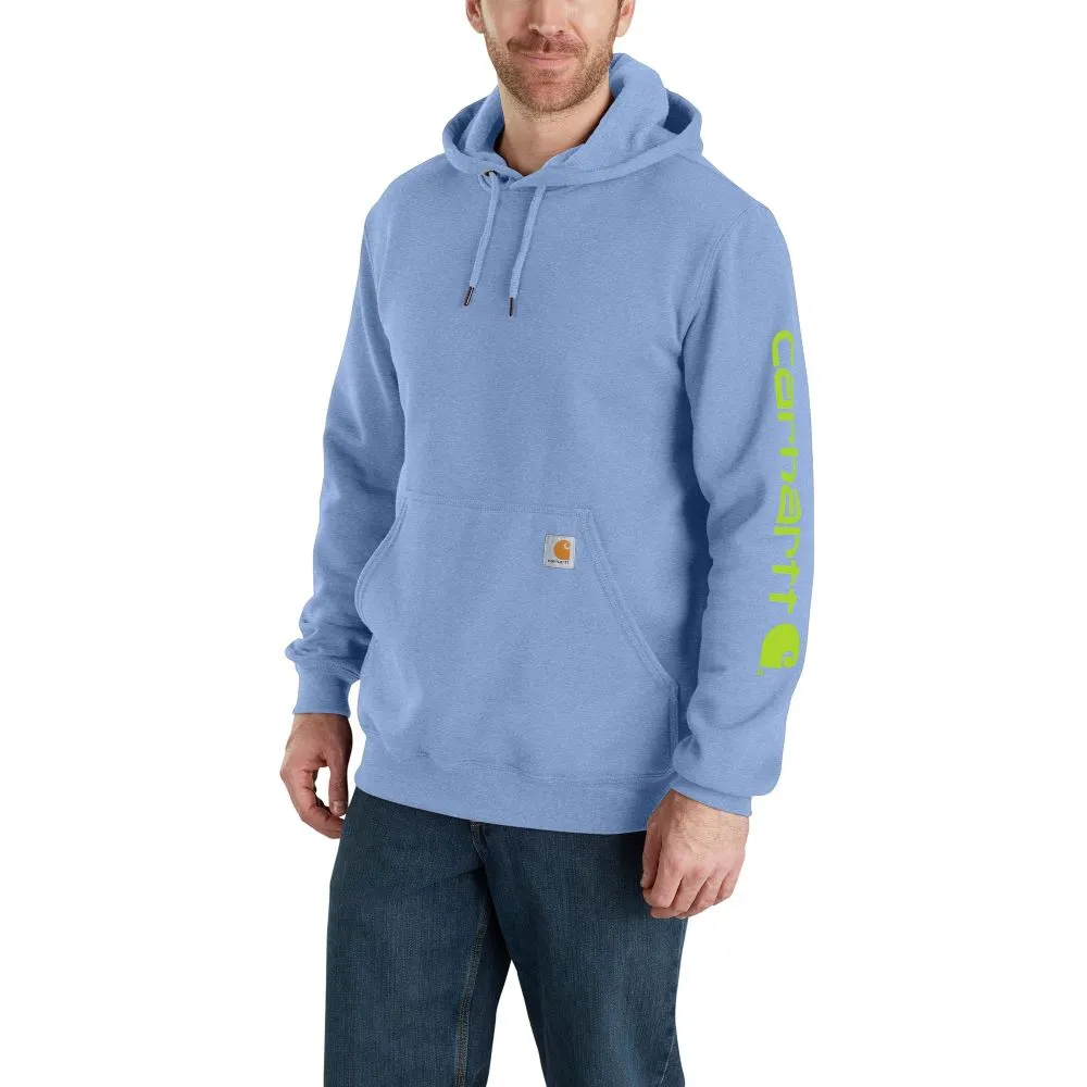 'Carhartt' Men's Midweight Sleeve Logo Hoodie - Skystone