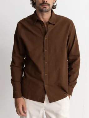 Classic Linen Long Sleeve Buttondown Shirt