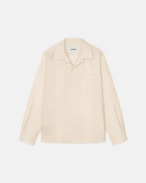 Clemens - Sale Slub Shirting Top - Creme