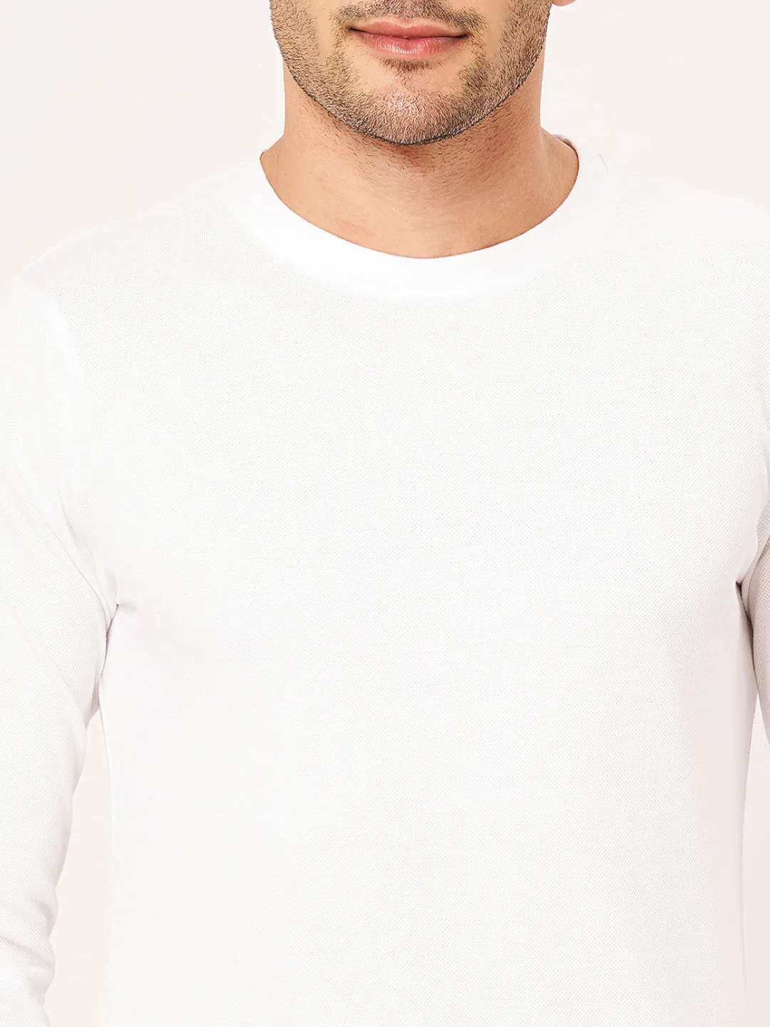 Cotton Round Neck Full Sleeve T-shirt