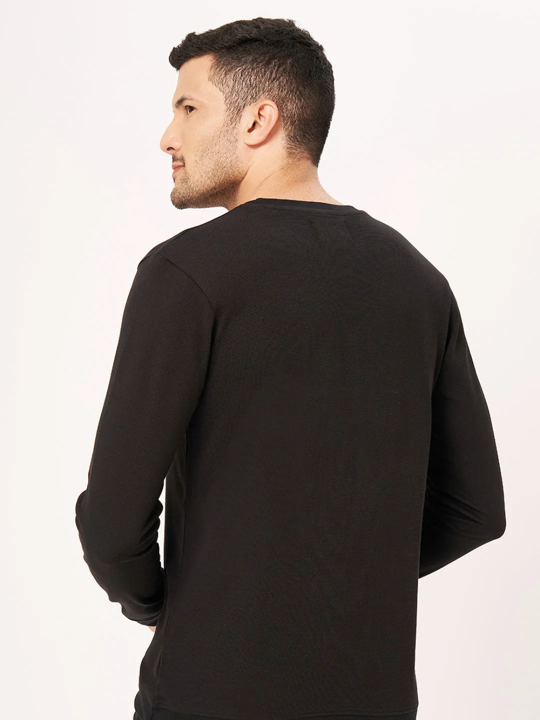 Cotton Round Neck Full Sleeve T-shirt