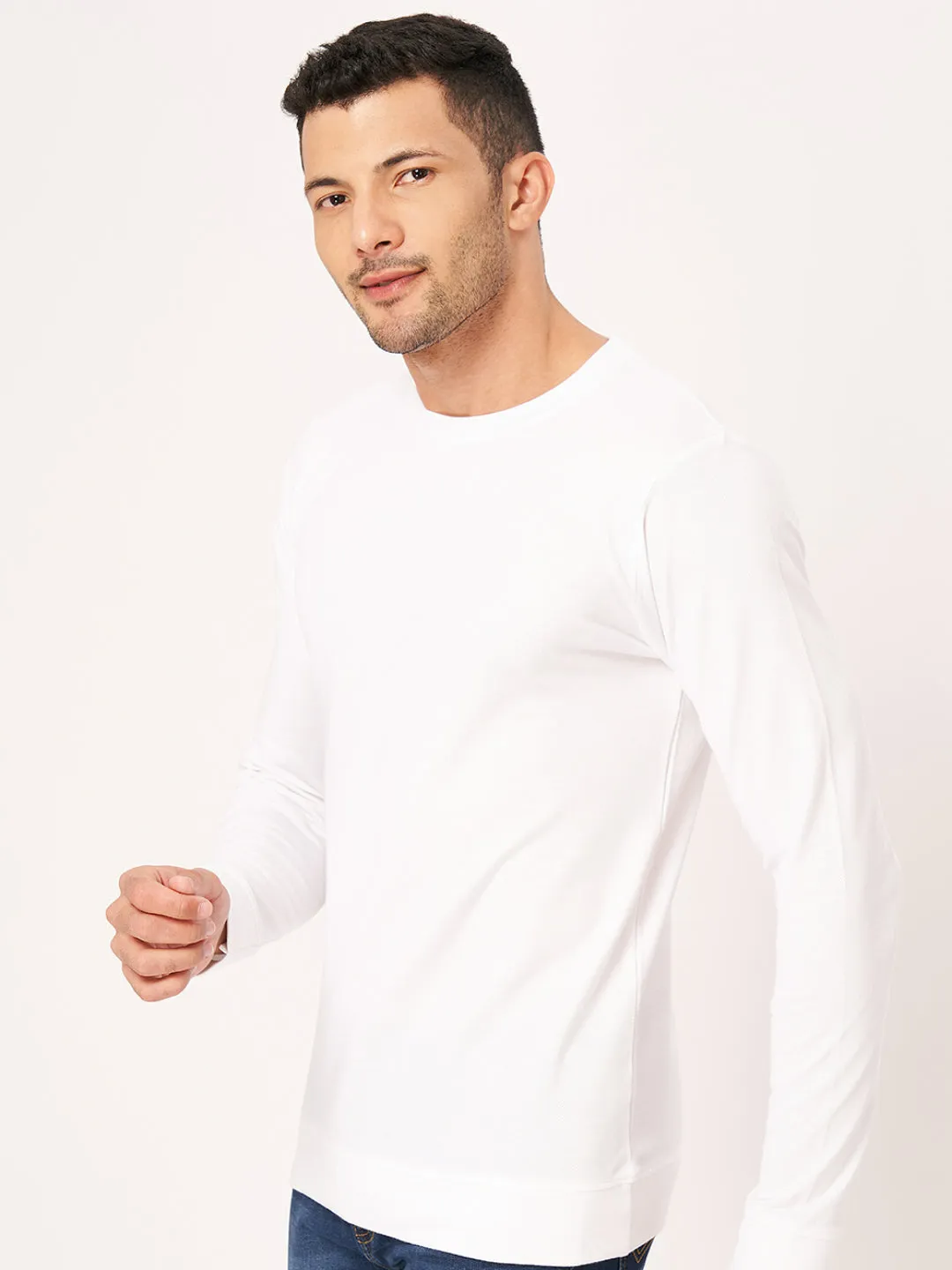 Cotton Round Neck Full Sleeve T-shirt