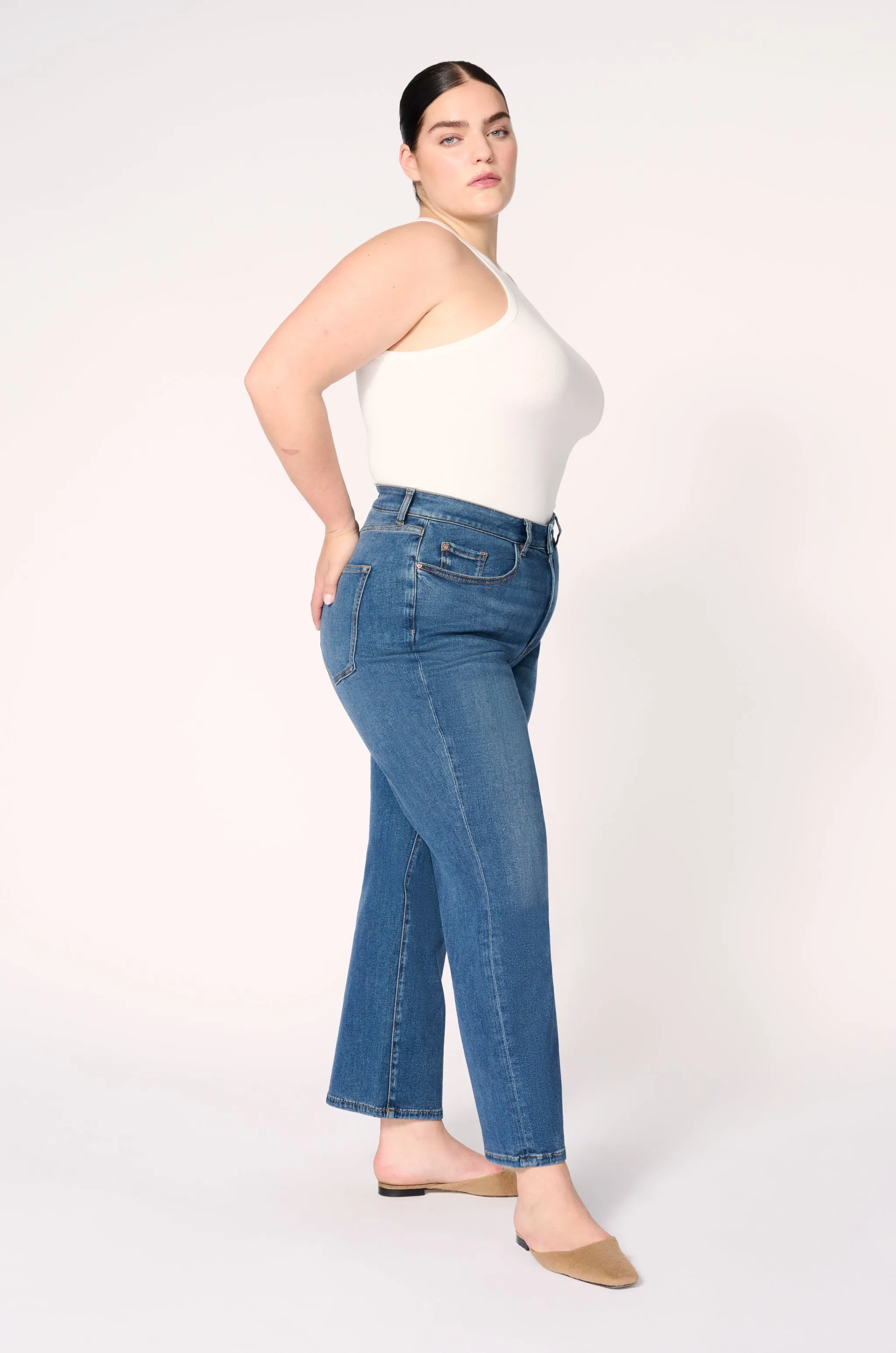 Curvy ASE Straight Jeans | Take Off