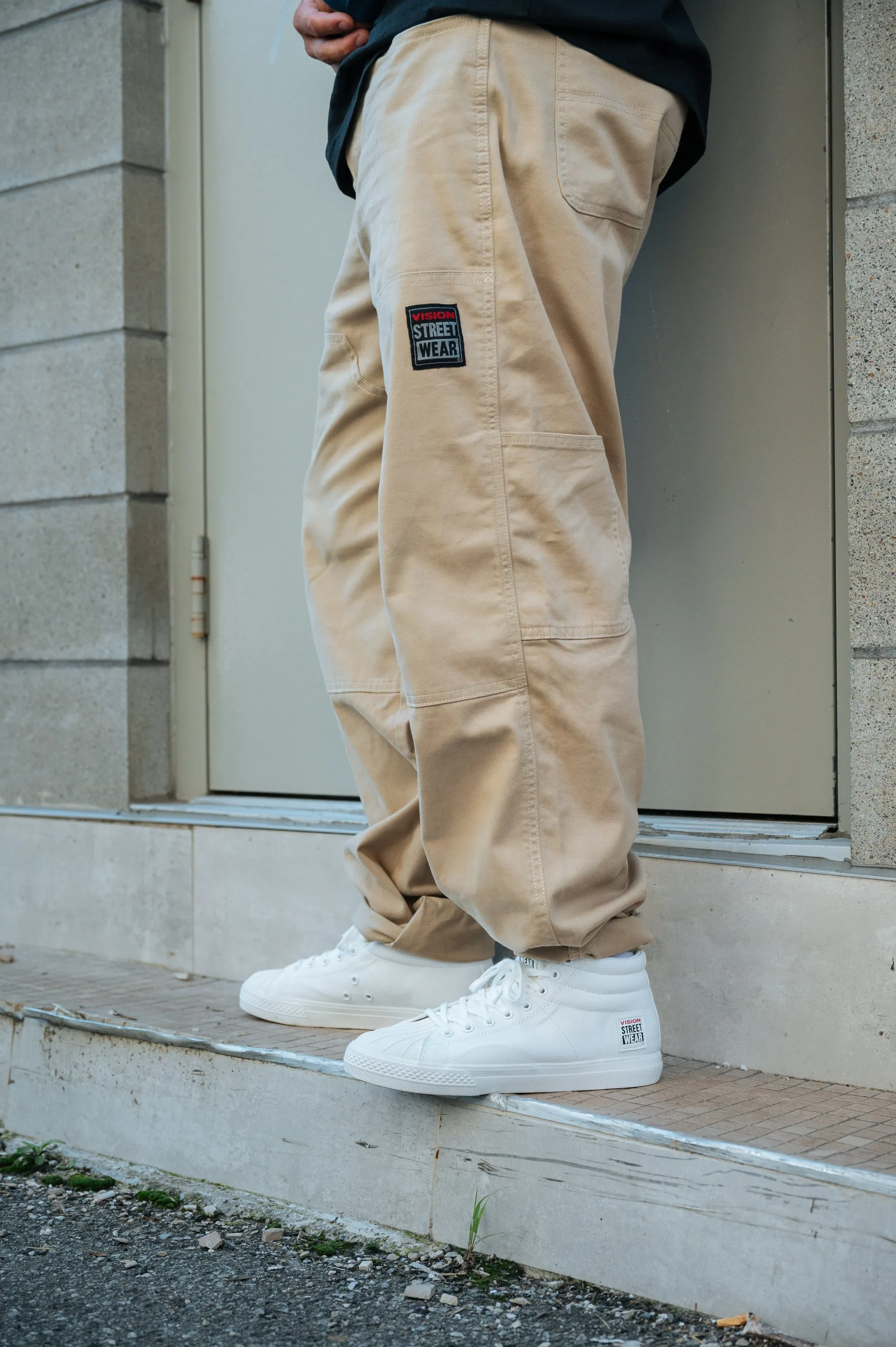 DORFMAN - Carpenter Pant In Brushed Twill - Tan