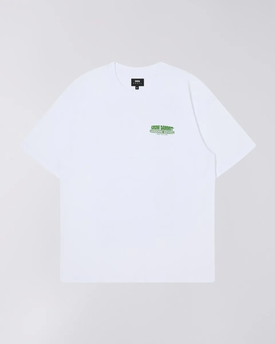 EDWIN GARDENING SERVICES t-shirt - WHITE