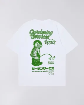 EDWIN GARDENING SERVICES t-shirt - WHITE