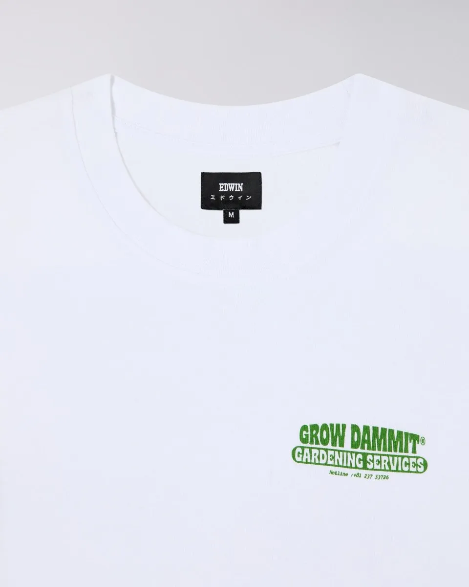 EDWIN GARDENING SERVICES t-shirt - WHITE