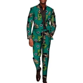 Elegant African Two Piece Suit