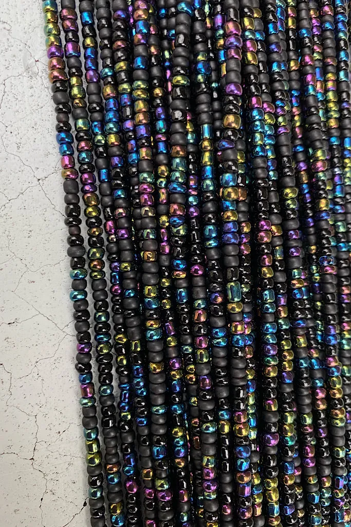 Extended Length 60 Inch Black is Beautiful Tie On Waist Beads