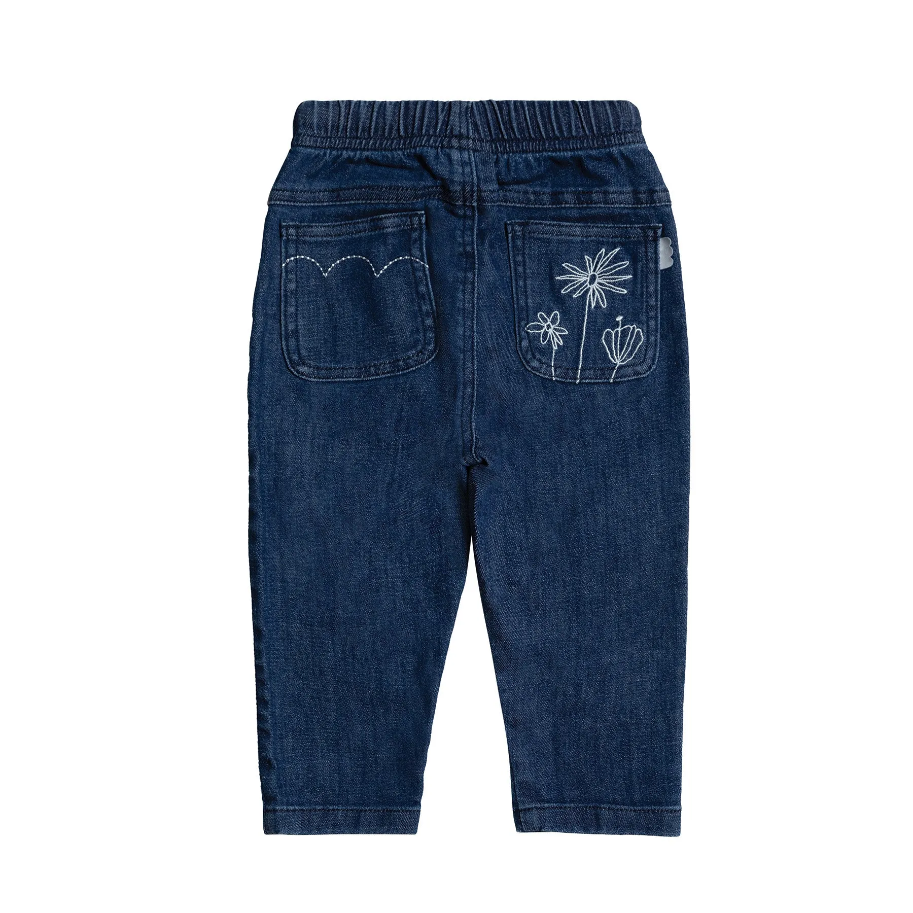 Flower Pocket Baby Jeans