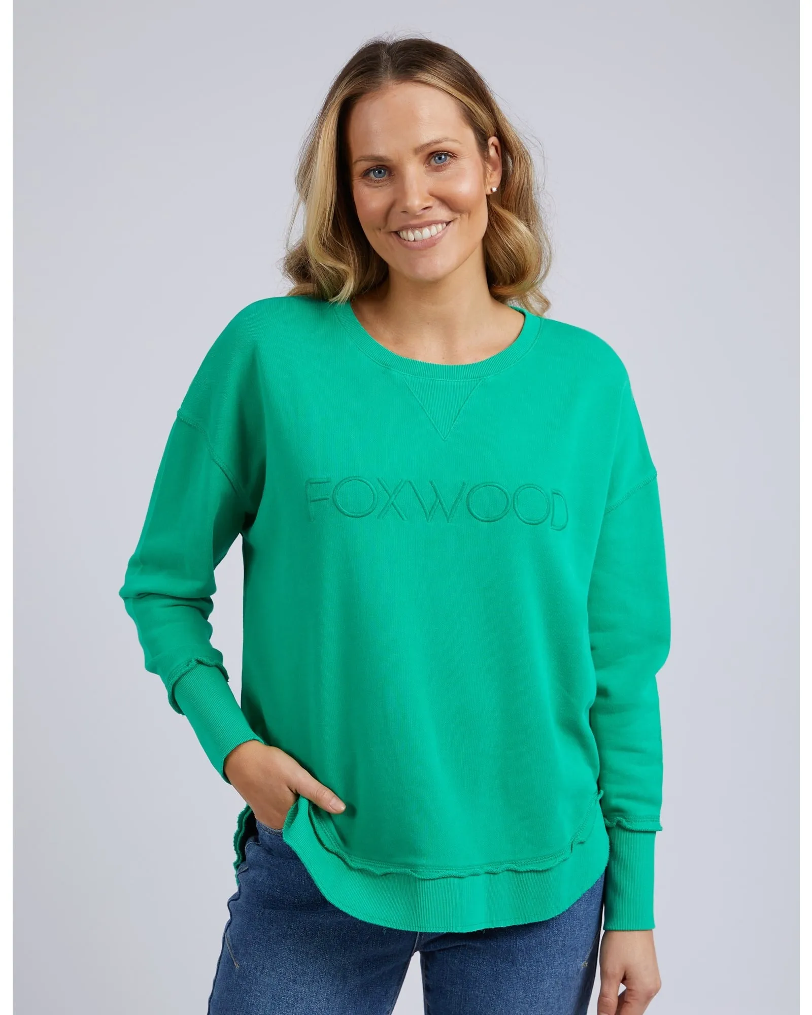 Foxwood - Simplified Crew - Bright Green