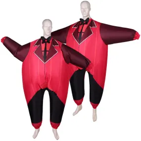 Hazbin Hotel Alastor Adult Men Women Blowup Fancy Party Dress Halloween Carnival Party Suit Inflatable Costume Inflatable suits