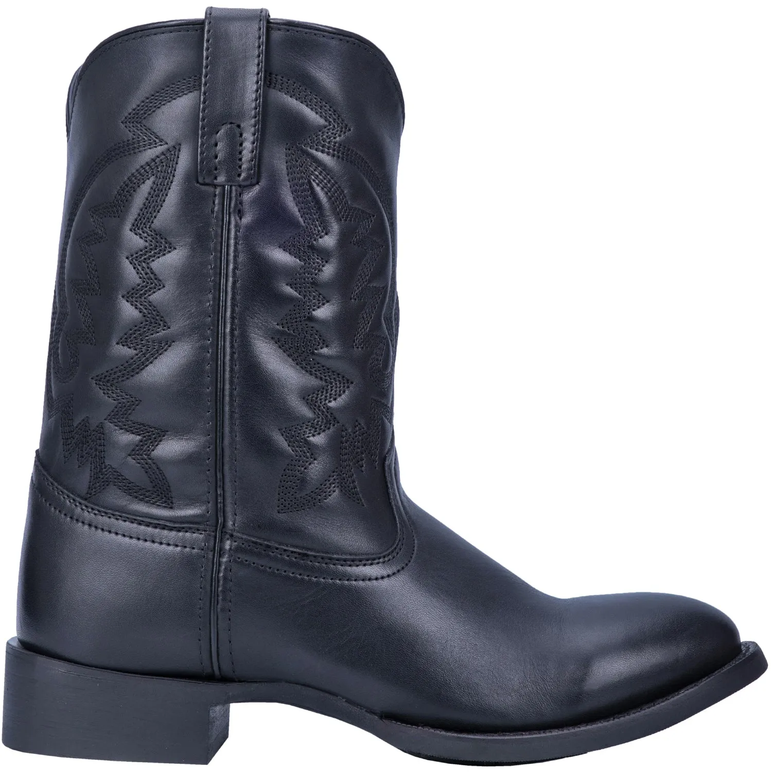 'Laredo' Men's 10" Crawford Western Round Toe - Black