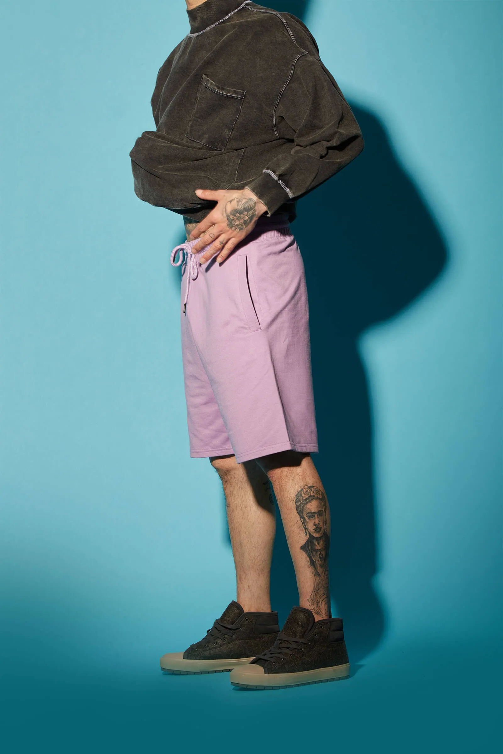 Lilac Bermuda Shorts