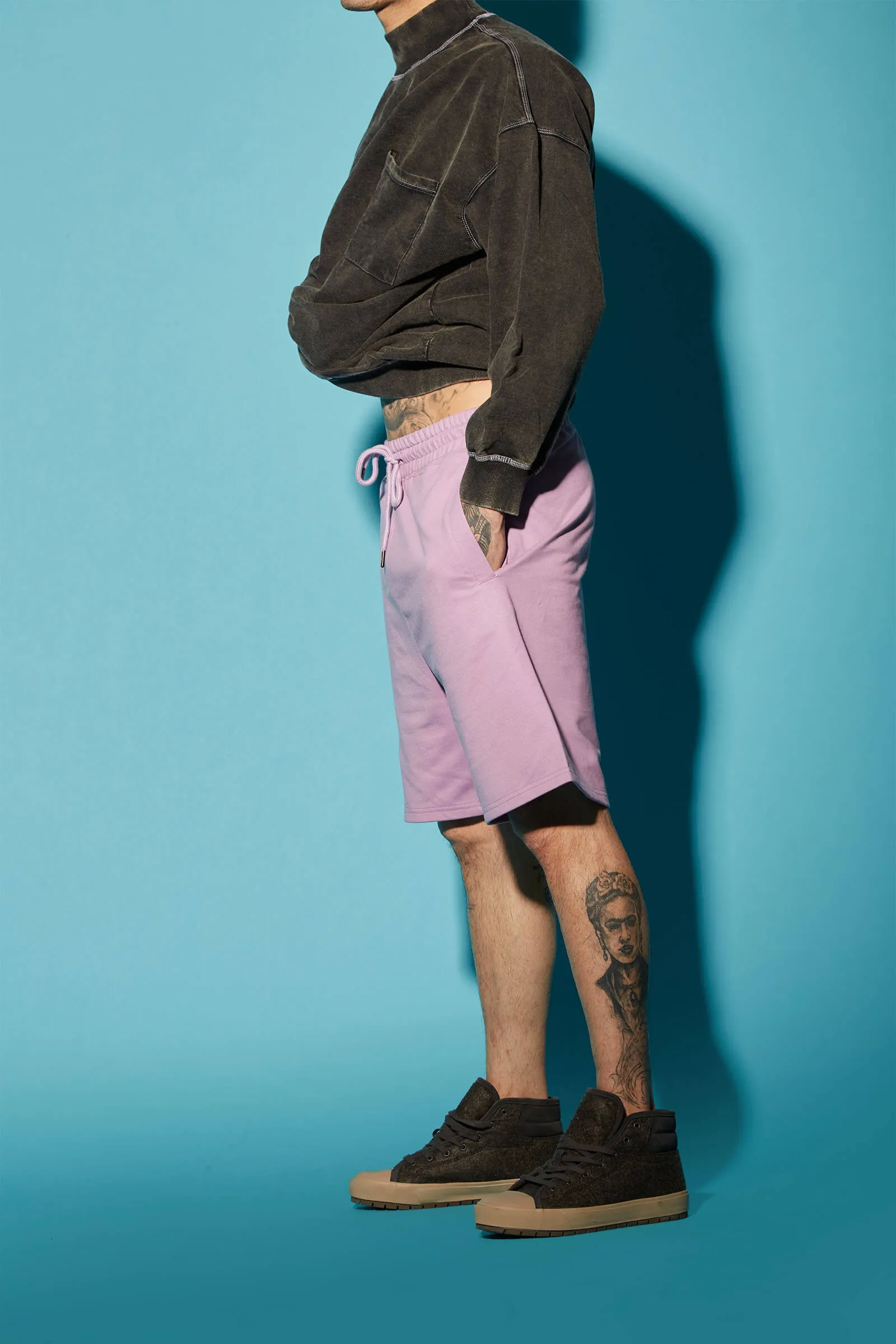 Lilac Bermuda Shorts