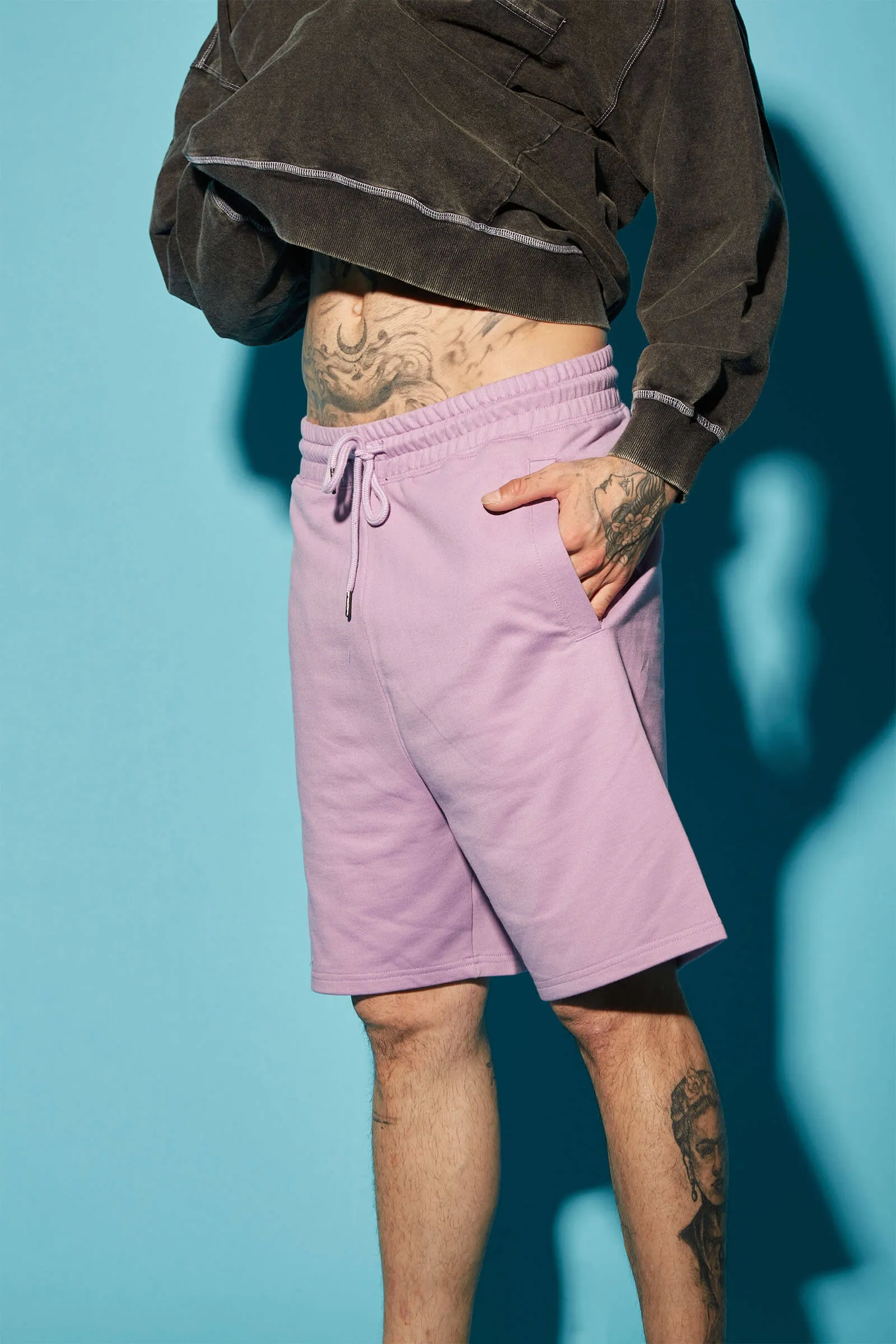 Lilac Bermuda Shorts