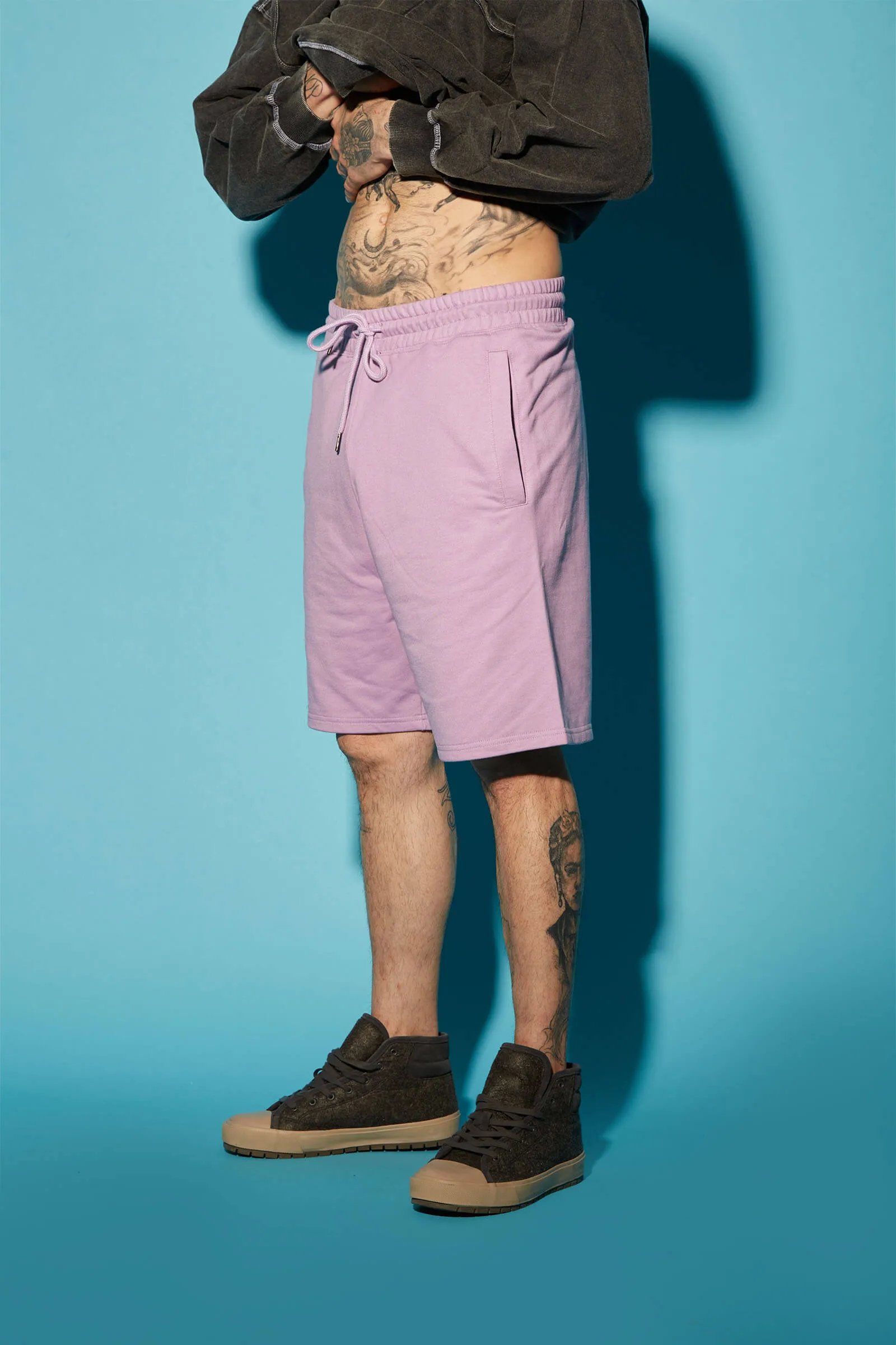 Lilac Bermuda Shorts