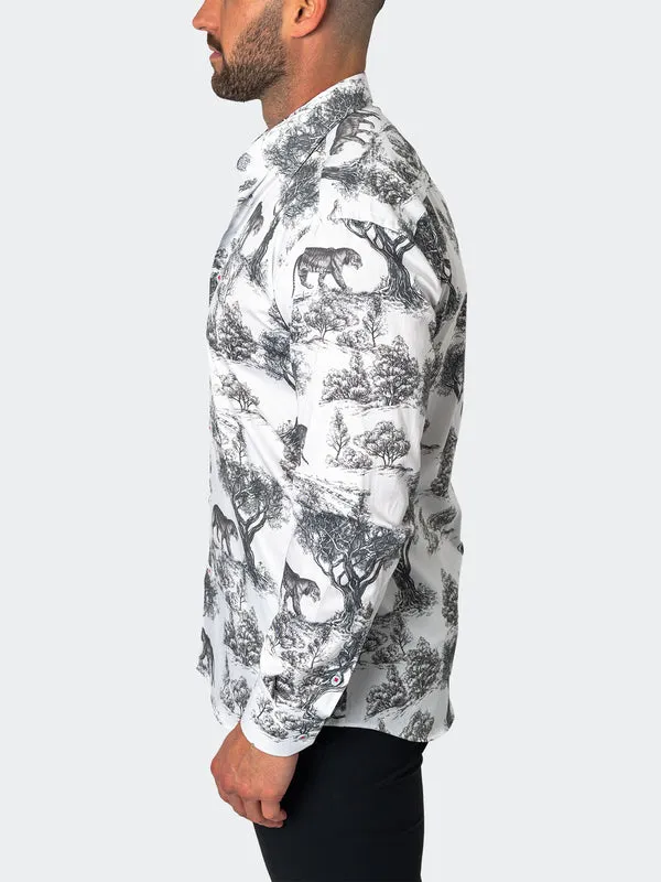 Maceoo Stretch Shirt | Fibonacci Kingdom White