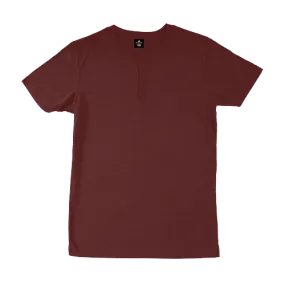 Maroon Henley T-Shirt