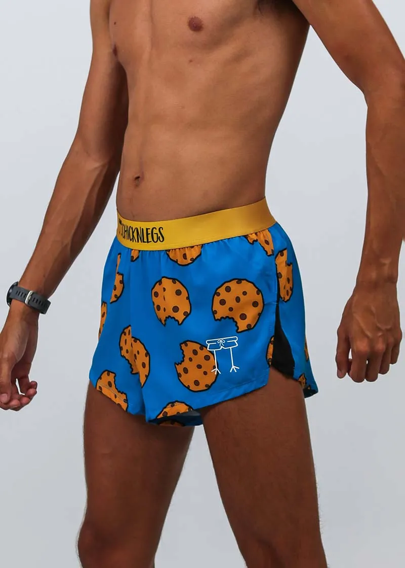 Men's Chocolate Chip Cookies 2" Split Shorts