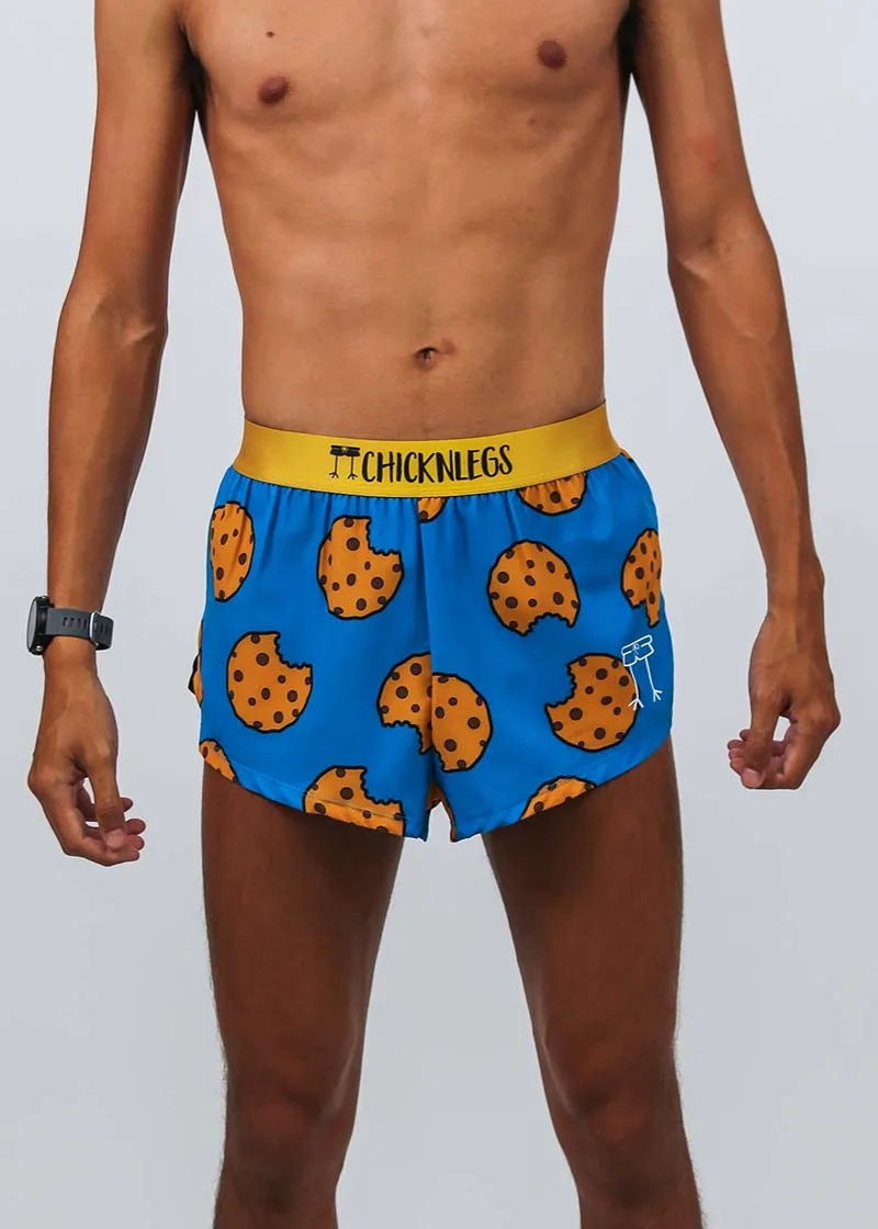 Men's Chocolate Chip Cookies 2" Split Shorts