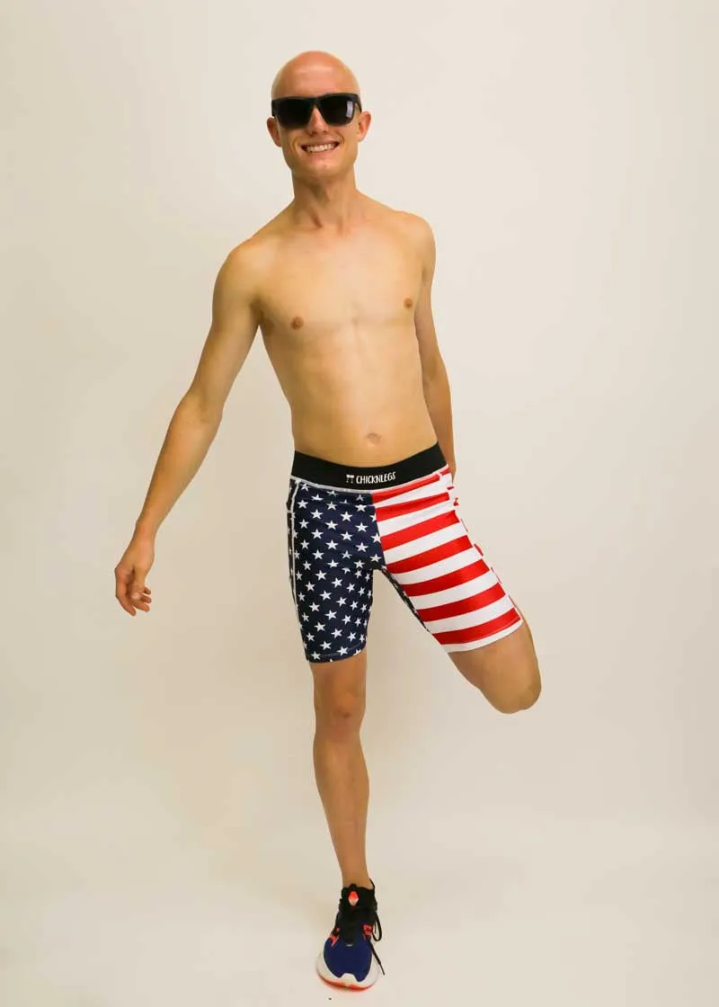 Men's USA 8" Half Tights