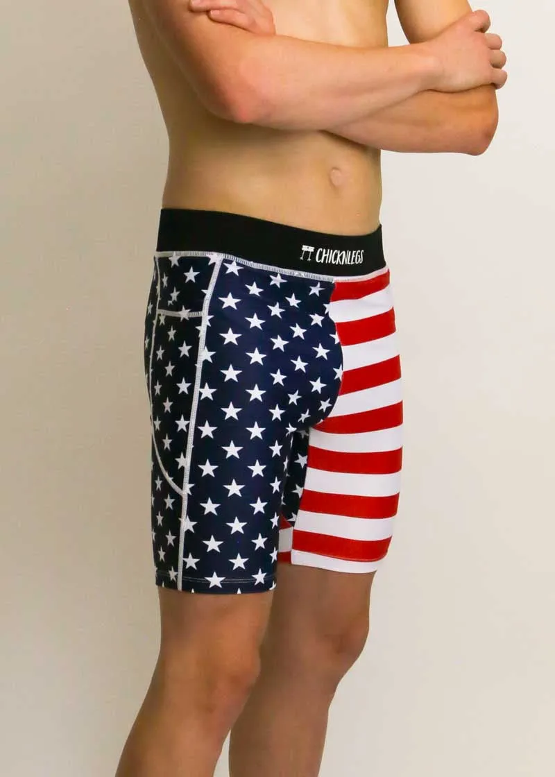 Men's USA 8" Half Tights