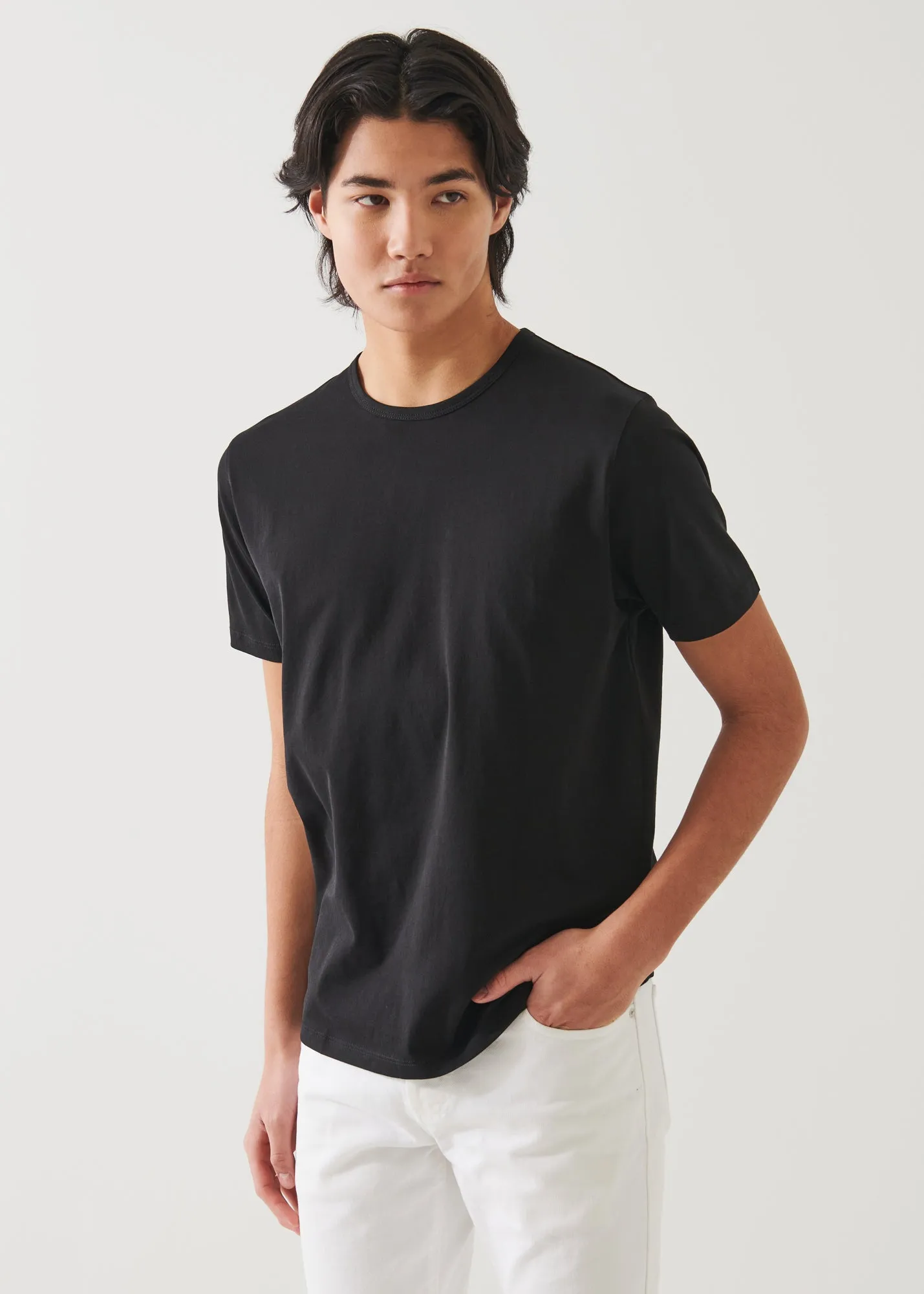 MERCERIZED PIMA COTTON T-SHIRT