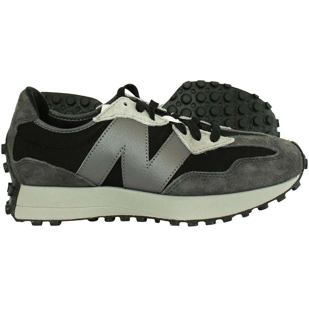 New Balance 327 Mens Black Trainers