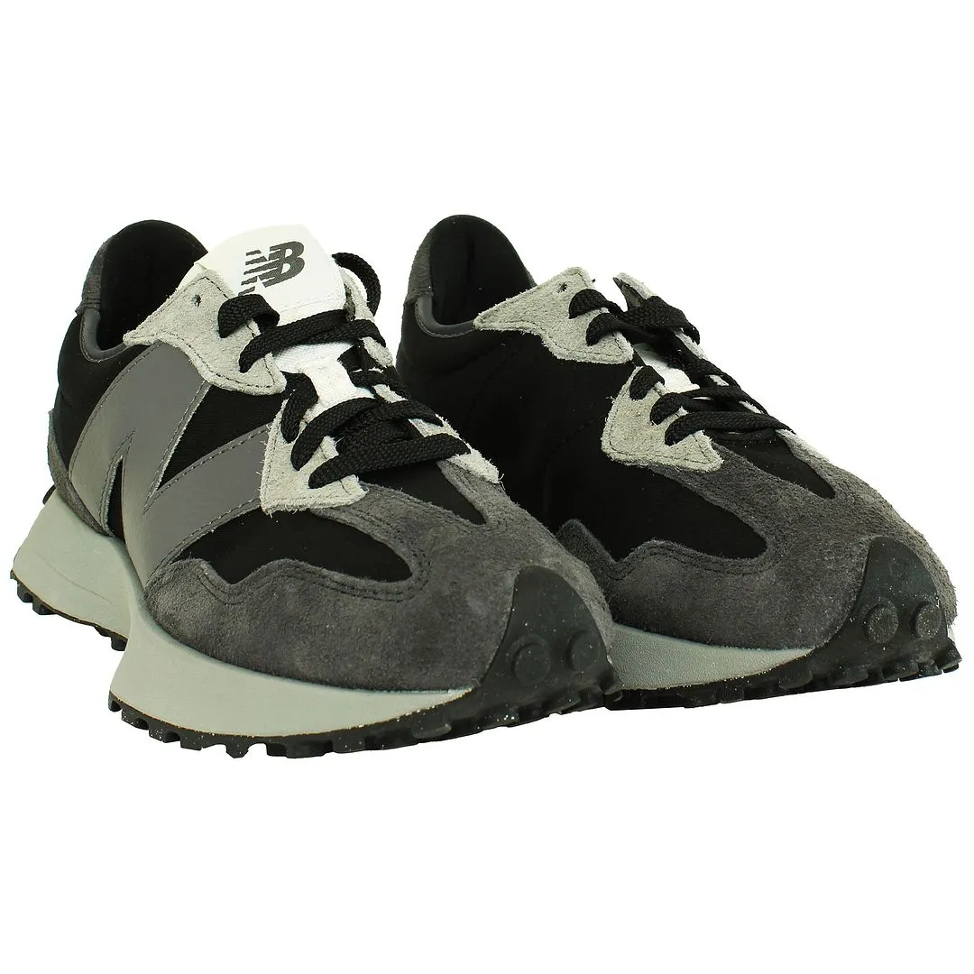 New Balance 327 Mens Black Trainers