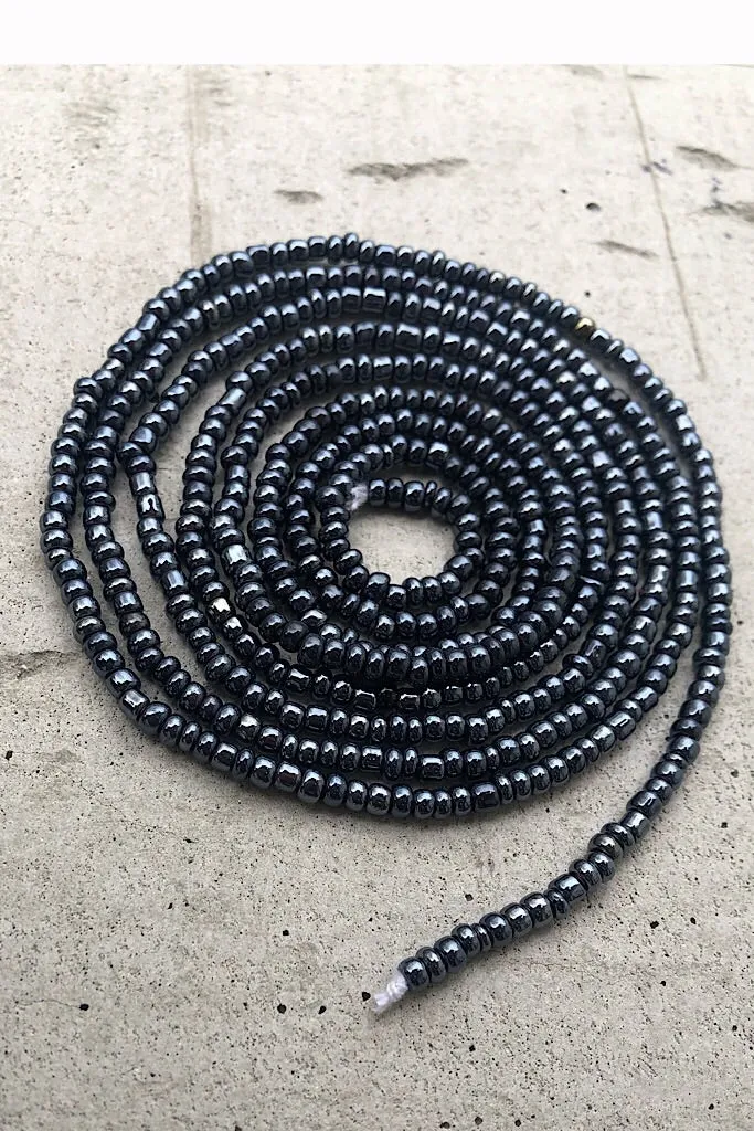 Noire Tie On Waist Bead