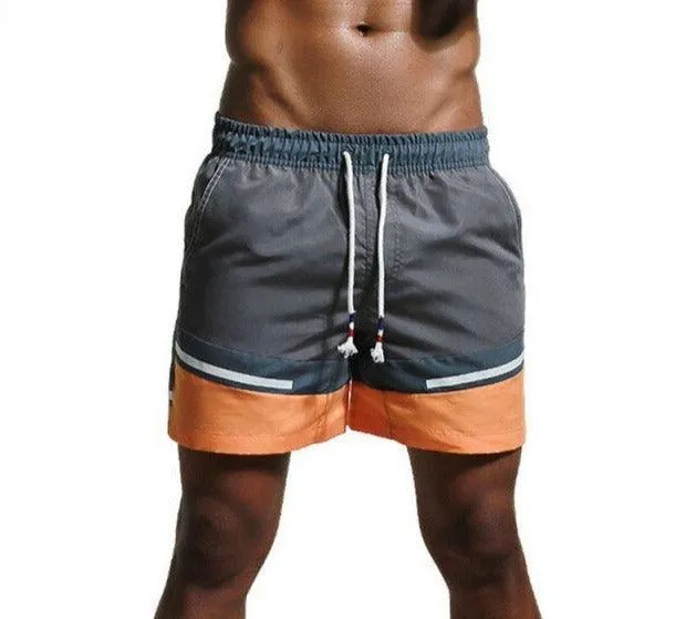 Patchwork Beach Shorts For Men