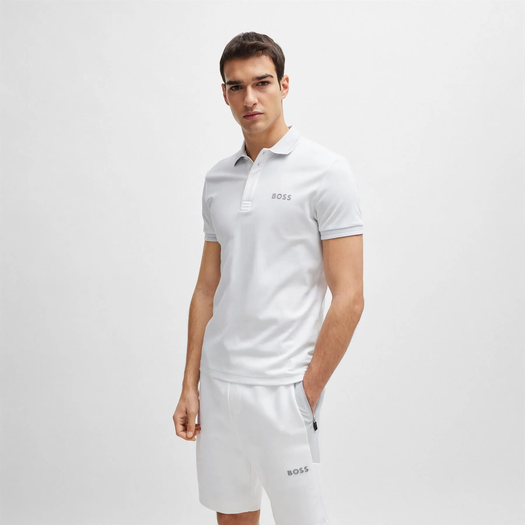 Paule 1 Slim Fit Polo White - SU24