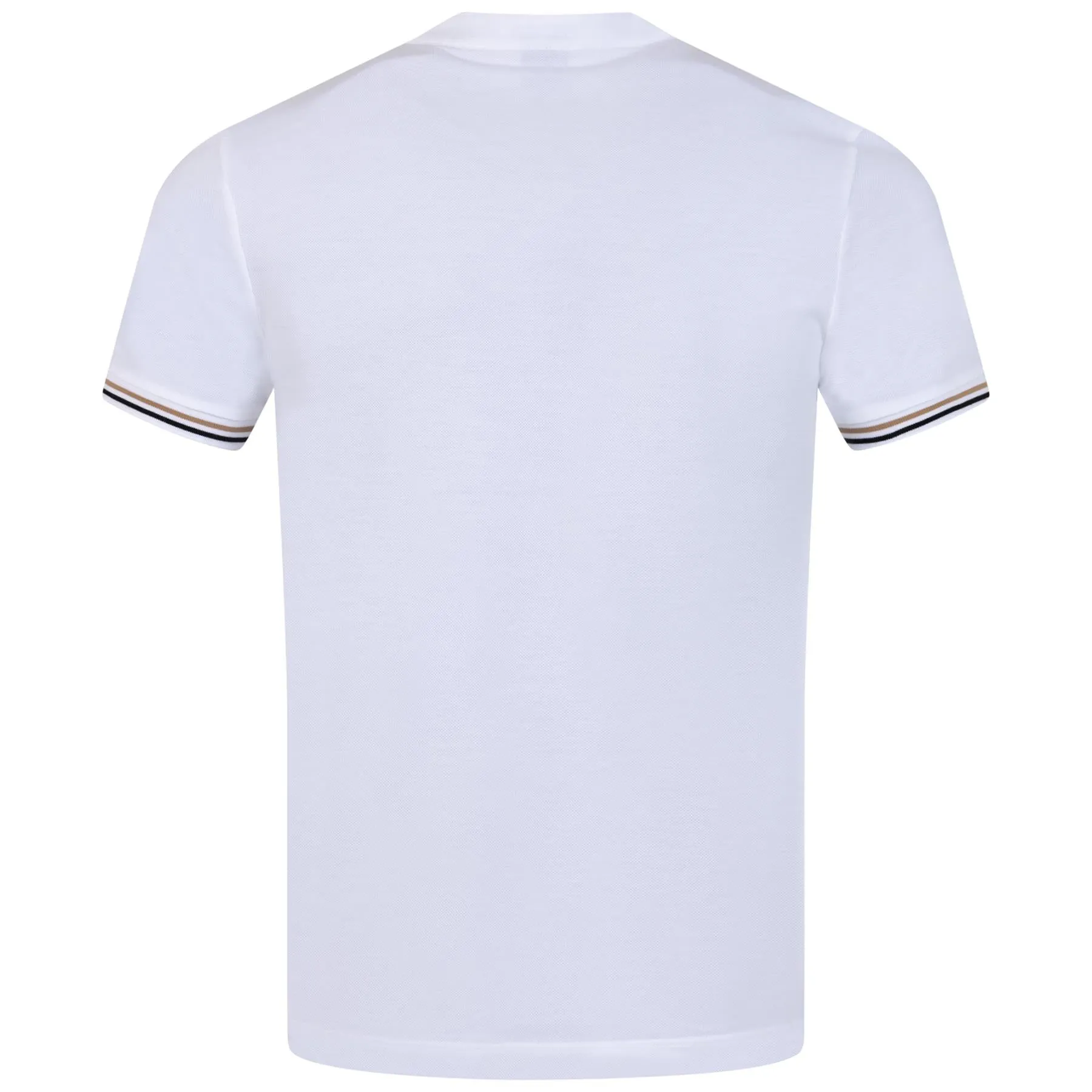 Pollini 01 Jersey Cotton Slim Fit Polo White - AW23