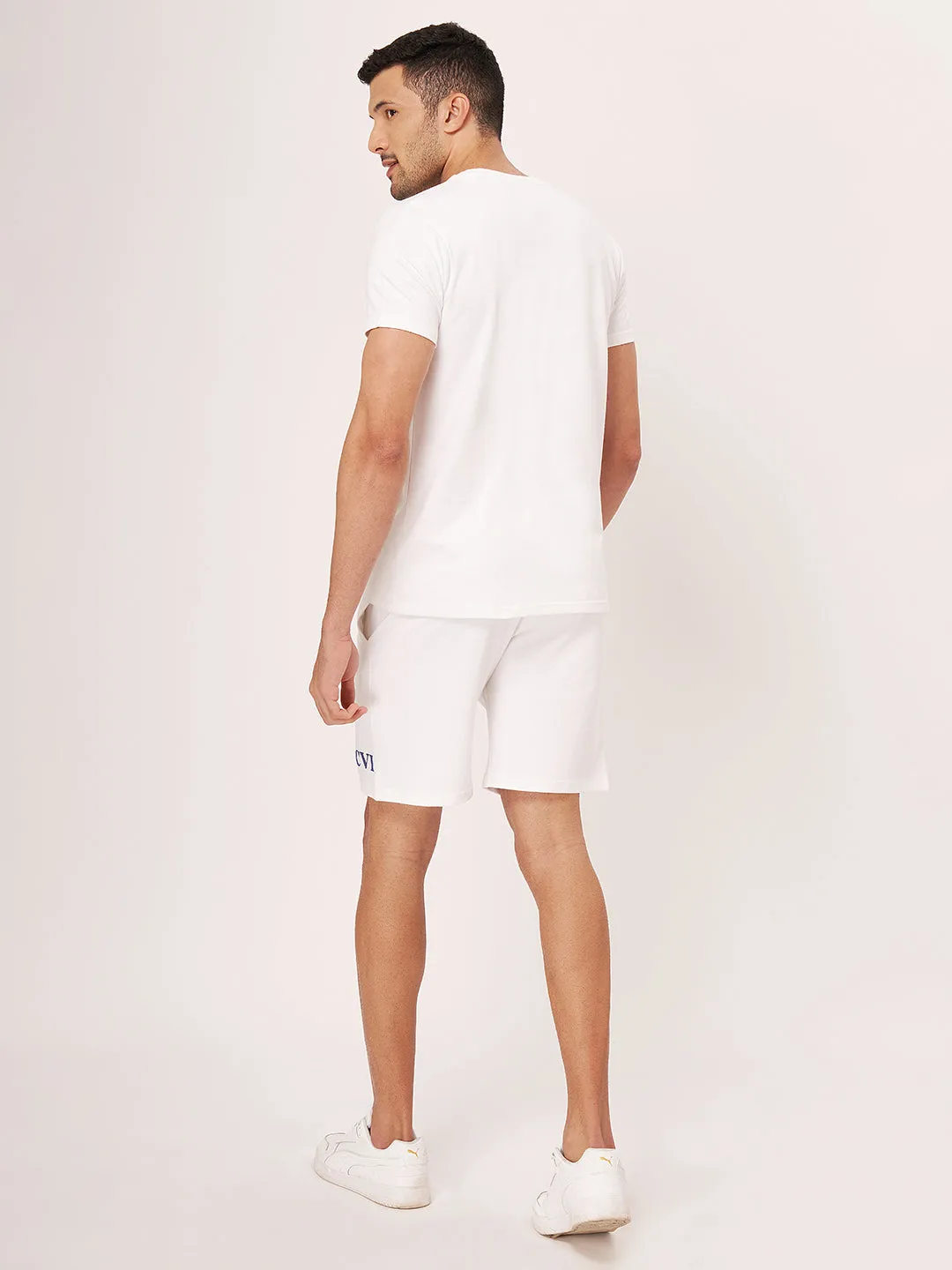 Round Neck Half Sleeve T-shirt And Shorts Co-Ord Set