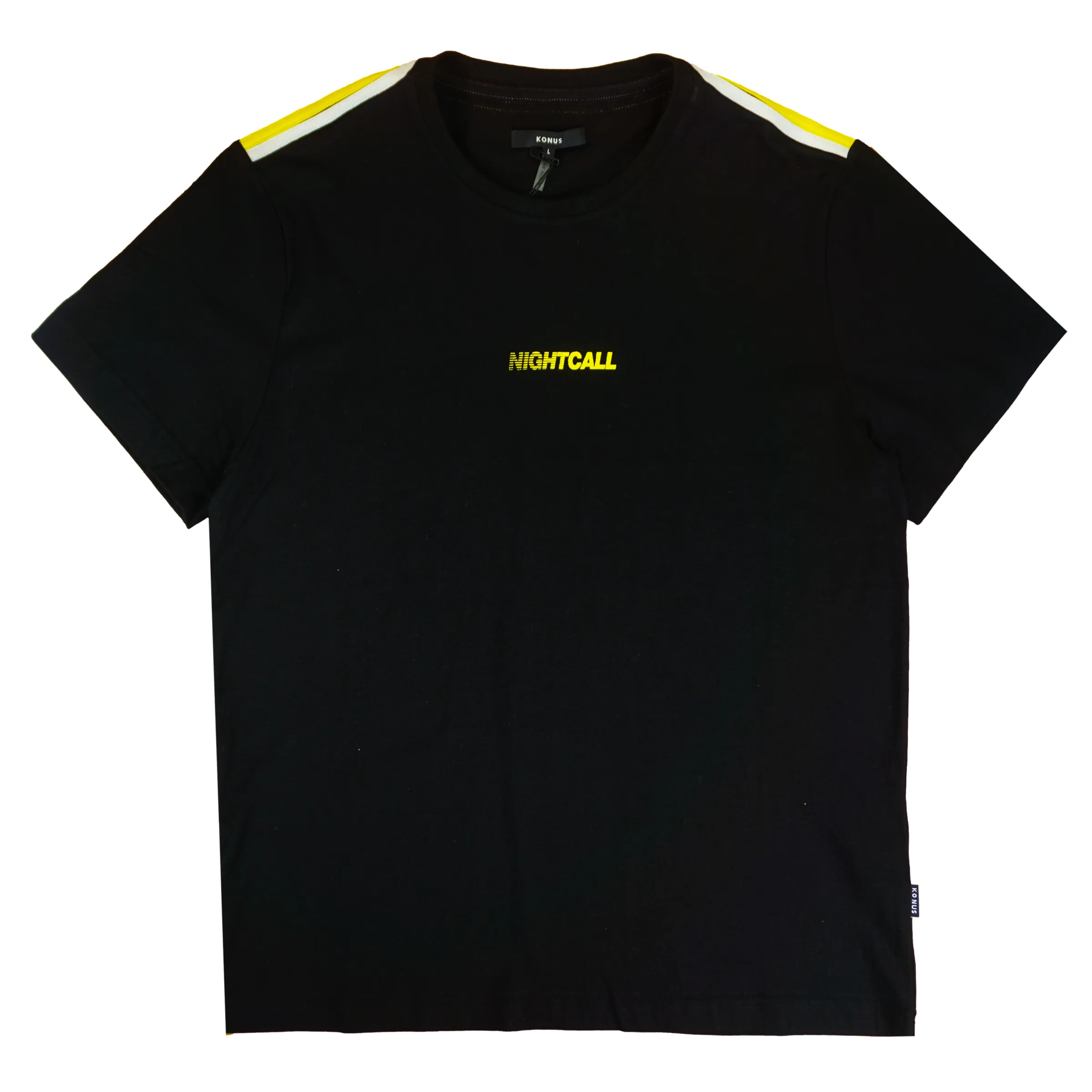 Shoulder Tape SS Tee (Blk/Yllw) /D11