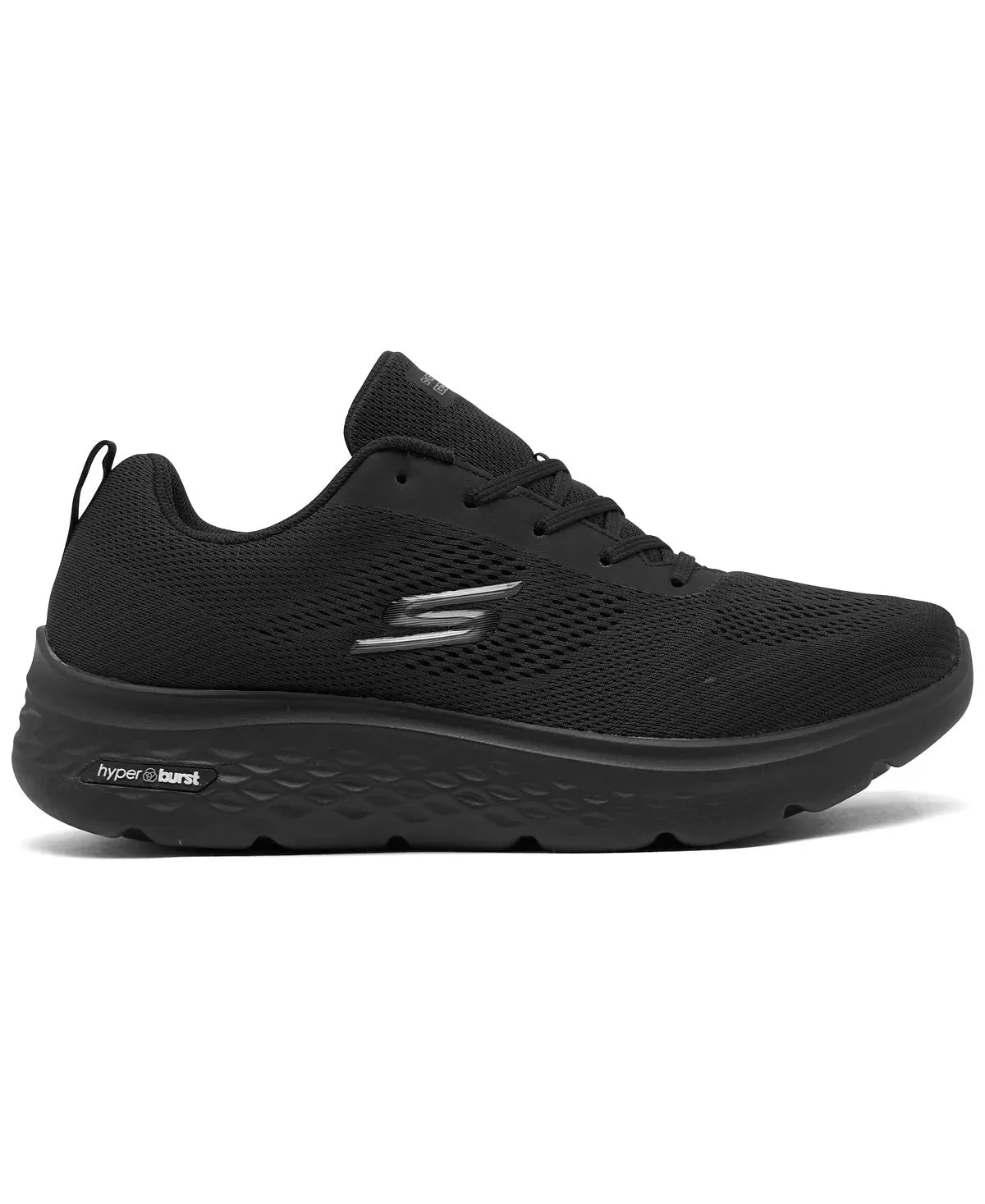 'Skechers' Men's GOwalk Hyper Burst - Black / Black