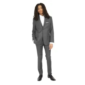 Tallia Boys Skinny Charcoal Grey Suit Separates